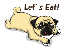 Fawn Pug Animated! sticker #15020228
