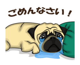 Fawn Pug Animated! sticker #15020231
