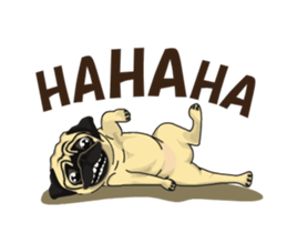 Fawn Pug Animated! sticker #15020233