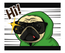 Fawn Pug Animated! sticker #15020234