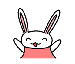 Ayou and Lunglung-40 icons of rabbit! sticker #15020636