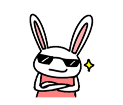 Ayou and Lunglung-40 icons of rabbit! sticker #15020641