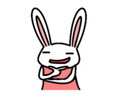 Ayou and Lunglung-40 icons of rabbit! sticker #15020642