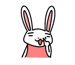 Ayou and Lunglung-40 icons of rabbit! sticker #15020644