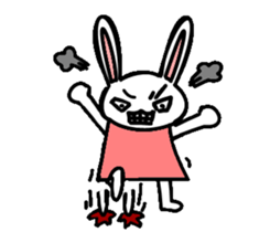 Ayou and Lunglung-40 icons of rabbit! sticker #15020645