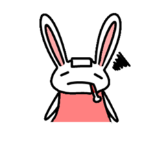 Ayou and Lunglung-40 icons of rabbit! sticker #15020646