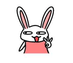 Ayou and Lunglung-40 icons of rabbit! sticker #15020649