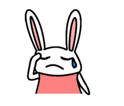 Ayou and Lunglung-40 icons of rabbit! sticker #15020654
