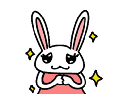 Ayou and Lunglung-40 icons of rabbit! sticker #15020655