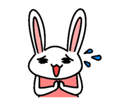 Ayou and Lunglung-40 icons of rabbit! sticker #15020656