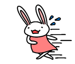 Ayou and Lunglung-40 icons of rabbit! sticker #15020660