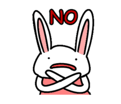 Ayou and Lunglung-40 icons of rabbit! sticker #15020662