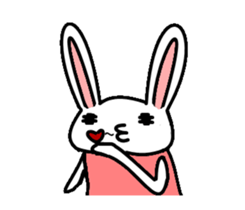 Ayou and Lunglung-40 icons of rabbit! sticker #15020665