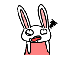 Ayou and Lunglung-40 icons of rabbit! sticker #15020666