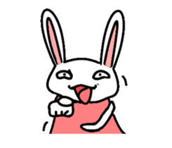 Ayou and Lunglung-40 icons of rabbit! sticker #15020674