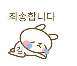 Kim your name sticker sticker #15020738