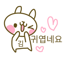 Kim your name sticker sticker #15020747