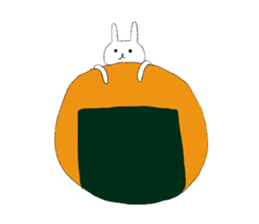 rabbit and sweets sticker #15020947