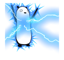 Swinging panda 2 sticker #15021400