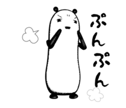 Swinging panda 2 sticker #15021402