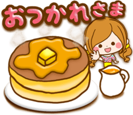 Leisurely a girlfriend .Gentle words sticker #15021531