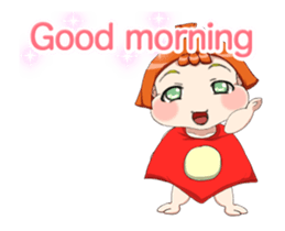 Lovely Baby Chinese Clothing Animation sticker #15022008