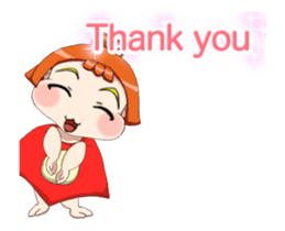 Lovely Baby Chinese Clothing Animation sticker #15022011