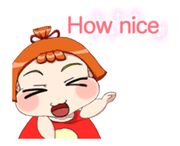Lovely Baby Chinese Clothing Animation sticker #15022012