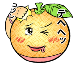 Orange in the wall sticker #15022686