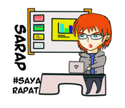 BUSI (Bu Singkat) sticker #15022881