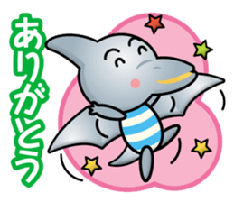 pteranodon boy sticker #15023207
