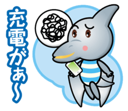 pteranodon boy sticker #15023209