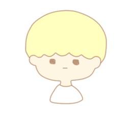 Cute boy like an angel sticker #15023286