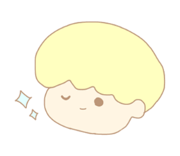 Cute boy like an angel sticker #15023294