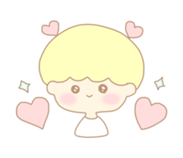 Cute boy like an angel sticker #15023295