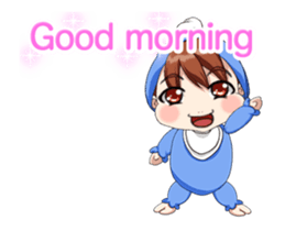 Lovely Rougey Baby Animation English sticker #15025148