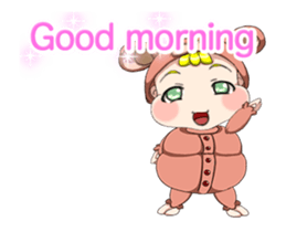 Lovely Rougey Baby Animation English sticker #15025160