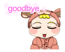 Lovely Rougey Baby Animation English sticker #15025161