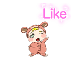 Lovely Rougey Baby Animation English sticker #15025165