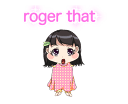 Lovely Rougey Baby Animation English sticker #15025168