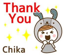 Name Sticker [Chika] sticker #15025529