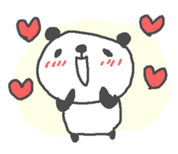 Valentine's day panda stickers! sticker #15025998