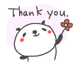 Valentine's day panda stickers! sticker #15026007