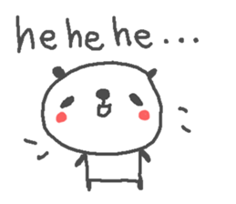 Valentine's day panda stickers! sticker #15026010