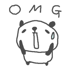 Valentine's day panda stickers! sticker #15026012