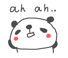 Valentine's day panda stickers! sticker #15026016