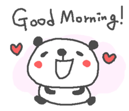 Valentine's day panda stickers! sticker #15026017