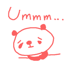 Valentine's day panda stickers! sticker #15026020