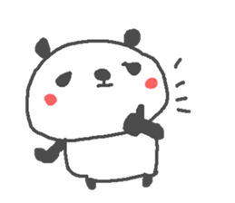 Valentine's day panda stickers! sticker #15026021