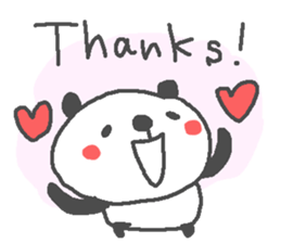 Valentine's day panda stickers! sticker #15026022